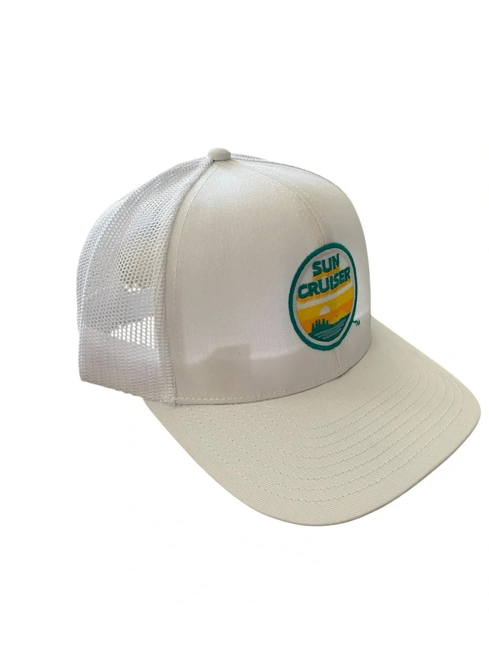 Sun Cruiser White Unisex SnapBack Hat